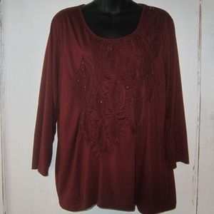 Krazy Kat Brown Tunic, XL - Long Sleeve